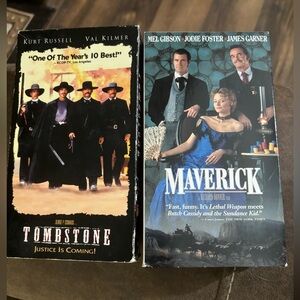 VHS Western Bundle - Tombstone and Maverick